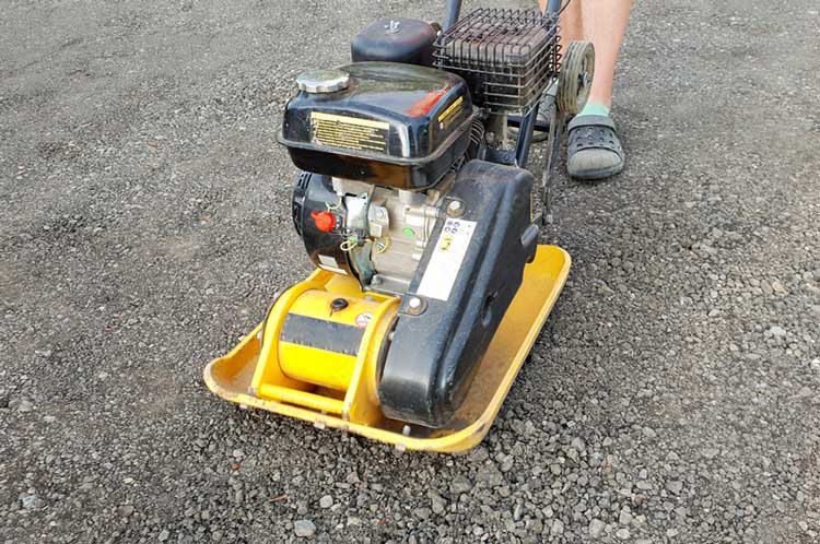 artificial turf base compactor
